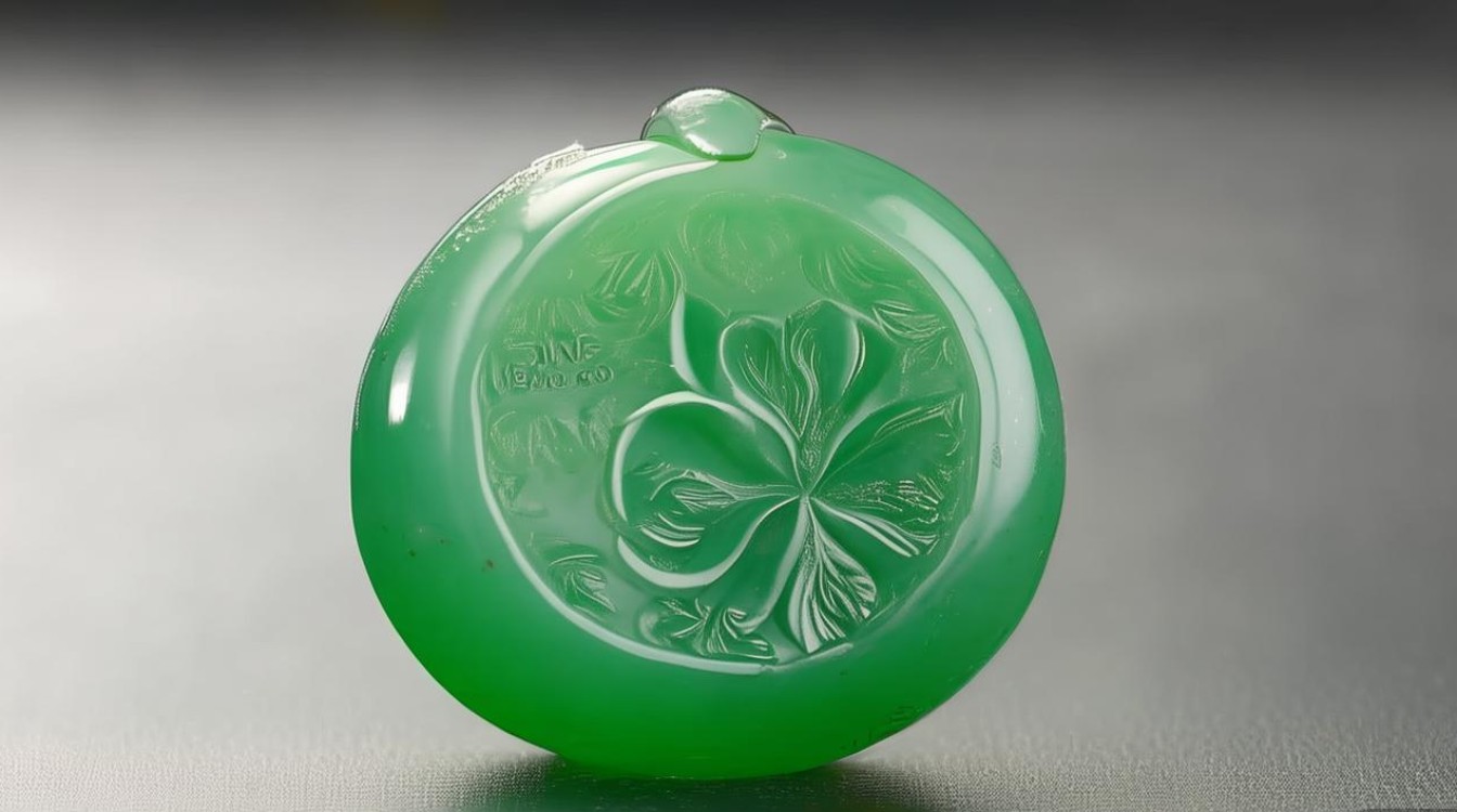 翡翠糯种飘花牌子