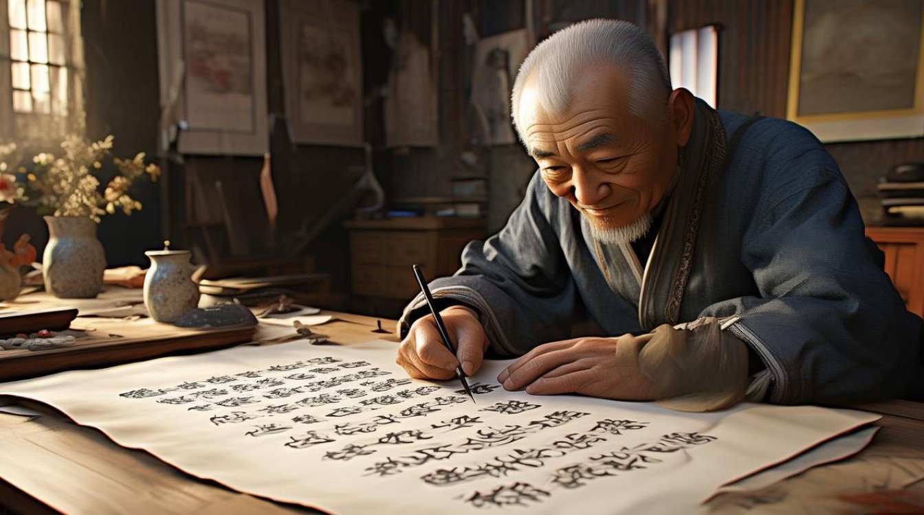 书画家百中