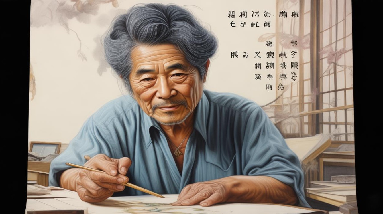 日本画家瘦石