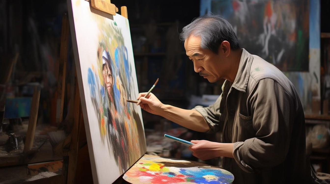 温籍油画家