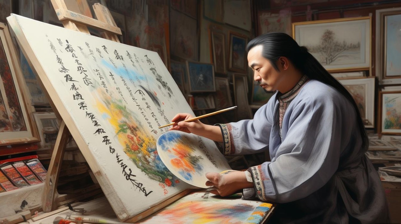 温籍油画家