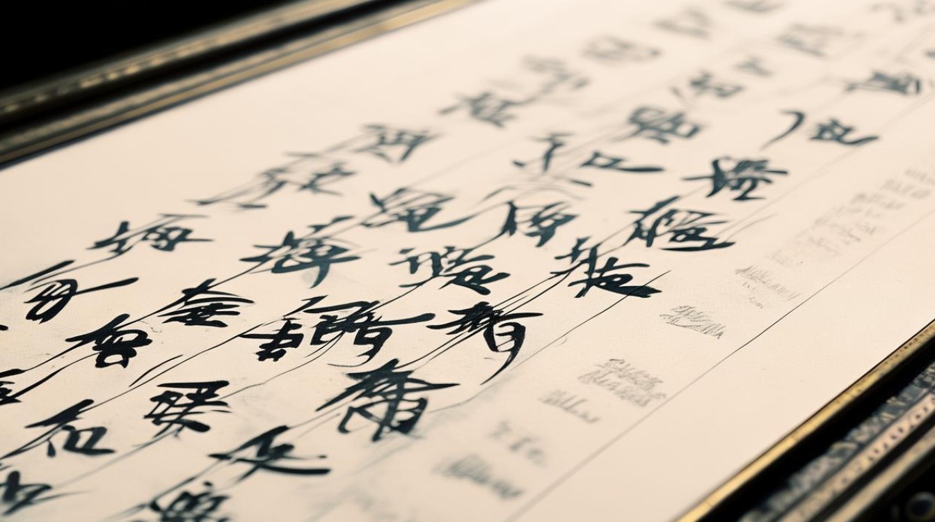 书法作品描述