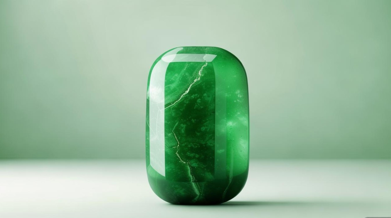 浅绿色底的翡翠
