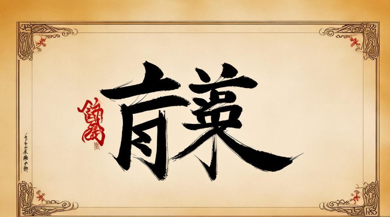 敦字的书法