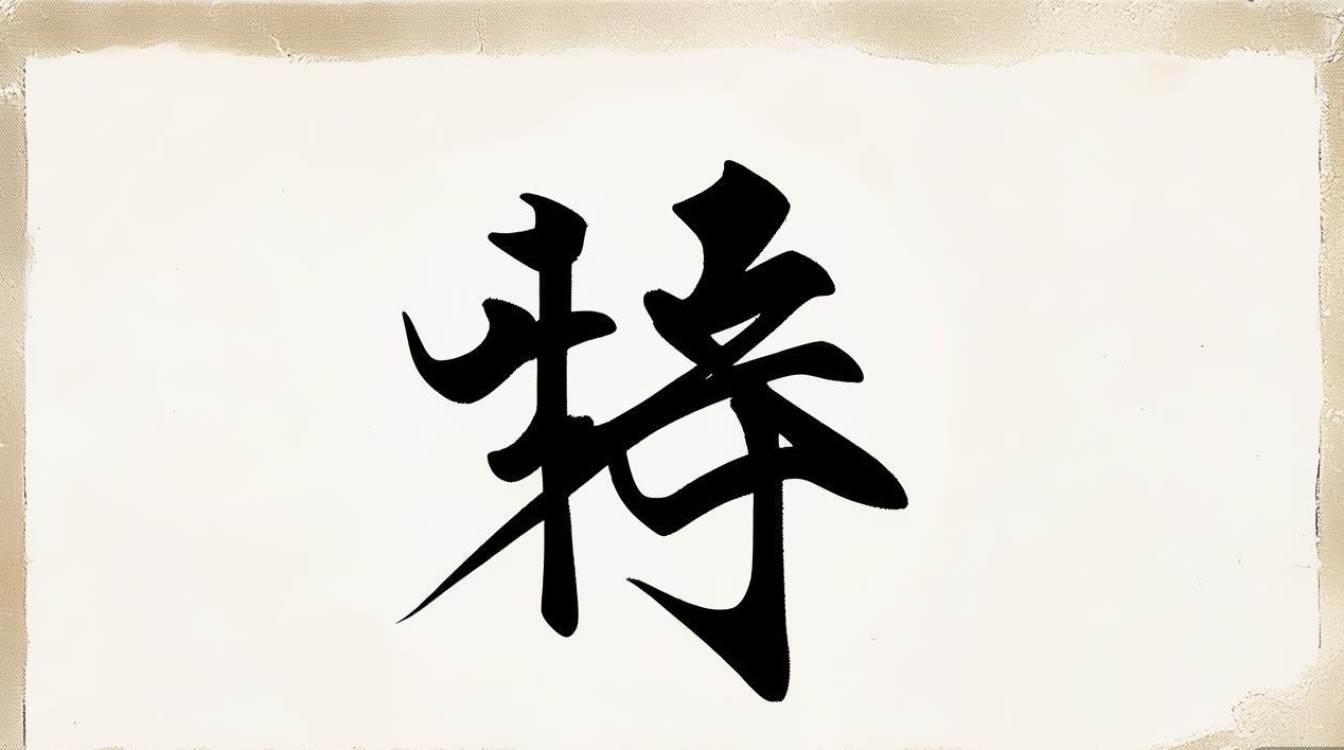 敦字的书法