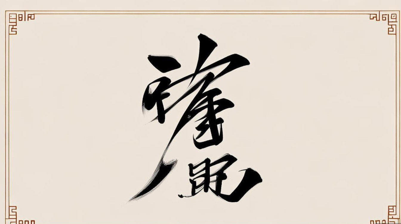敦字的书法
