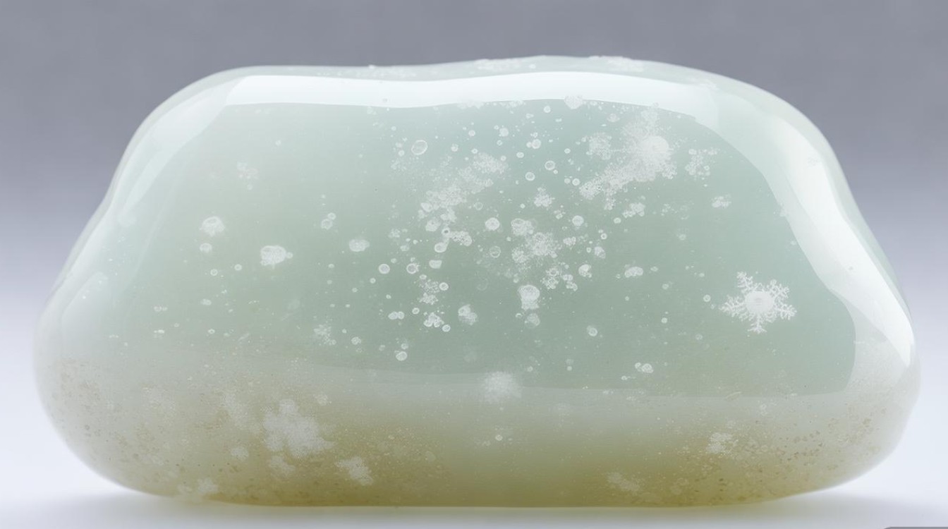 翡翠冰糯种雪花棉