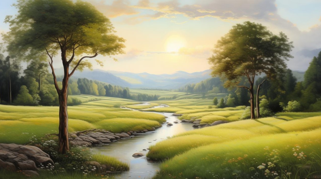油画家景和