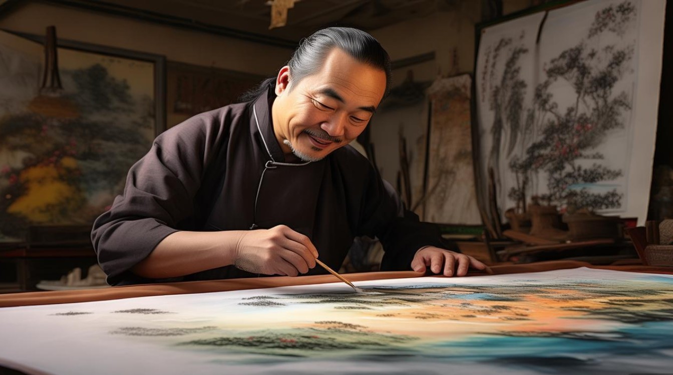 井红书画家