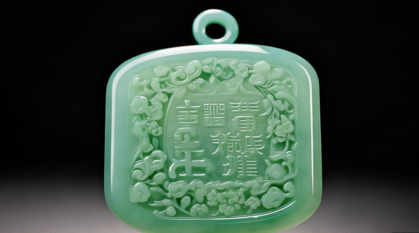 细糯种翡翠吊坠