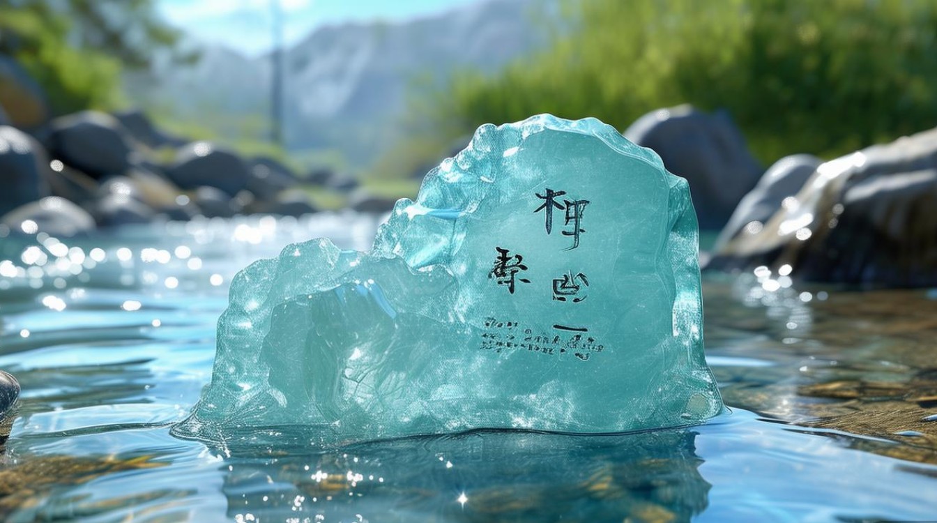 水沫子和冰种翡翠
