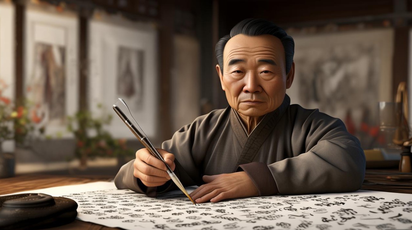 书画家王佩