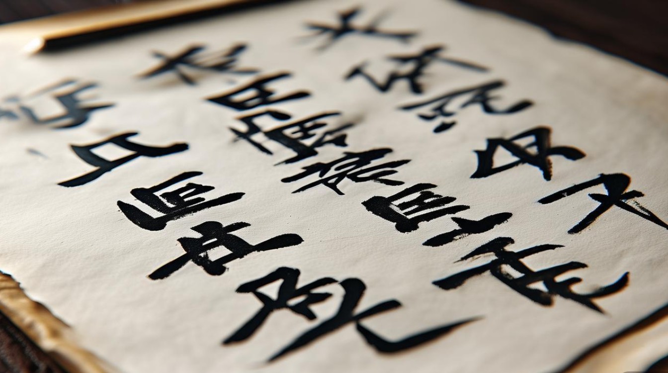 吊字的书法