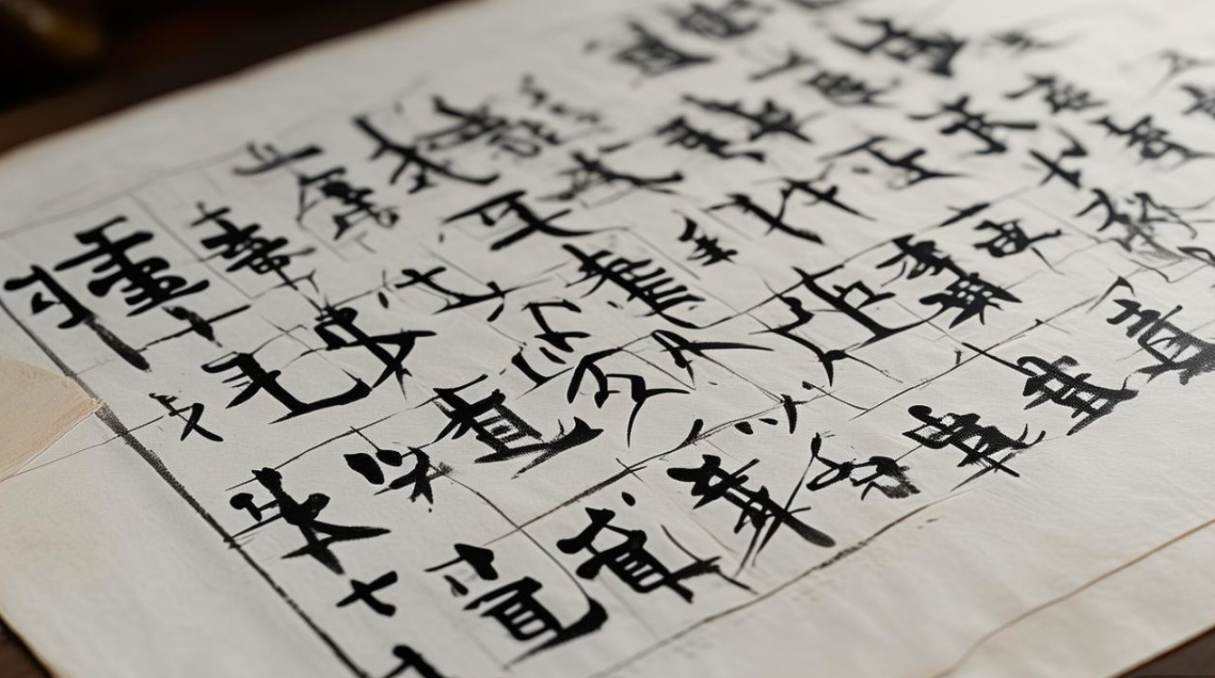 吊字的书法