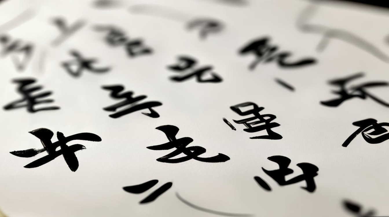 吊字的书法