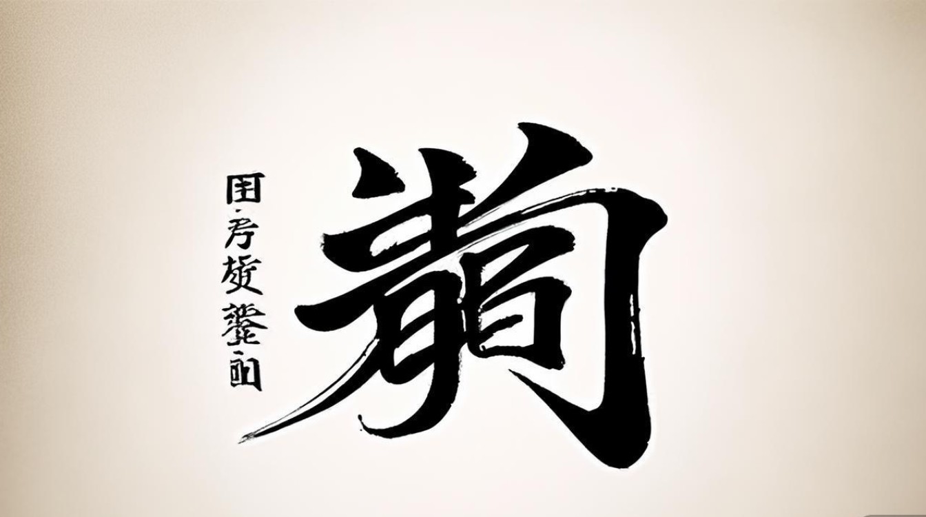 骥字的书法