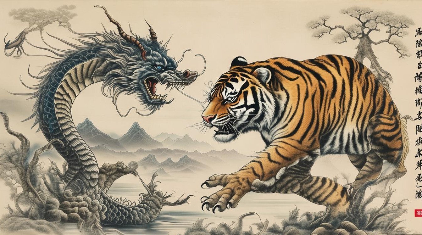 龙虎风云书法