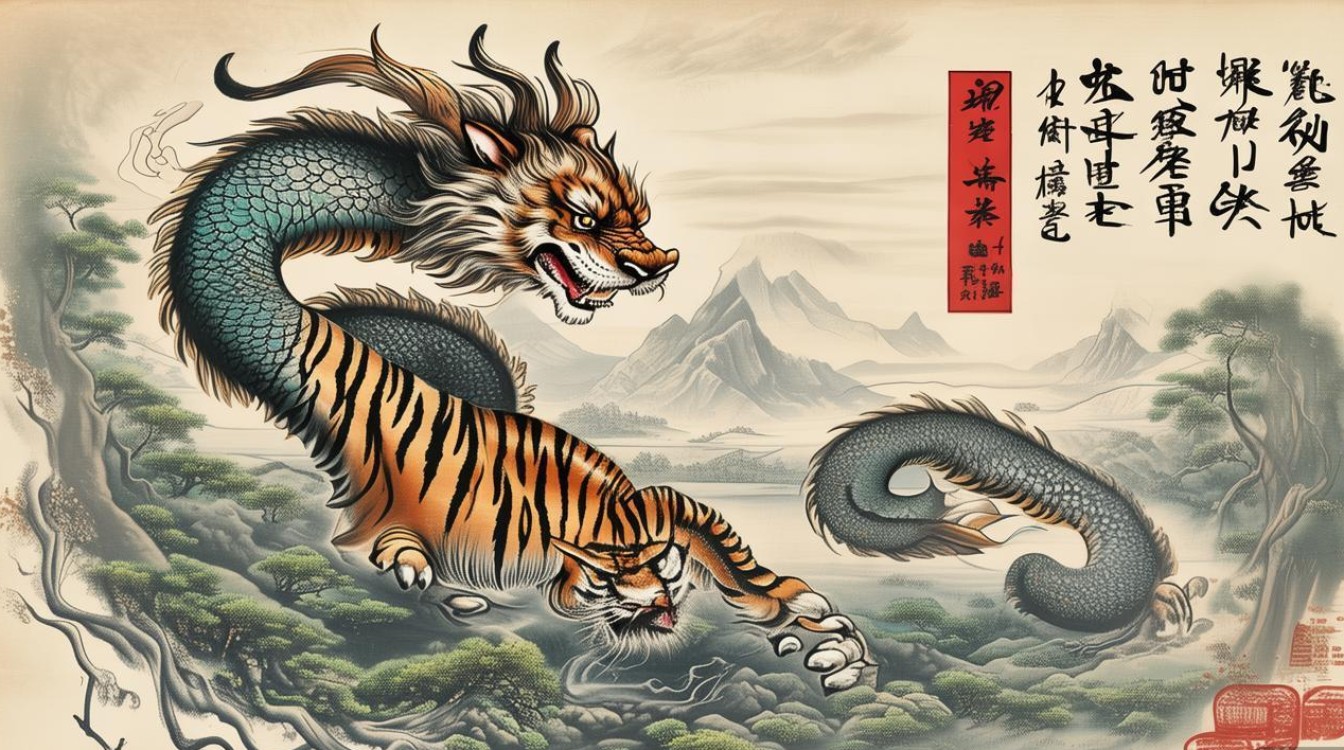 龙虎风云书法