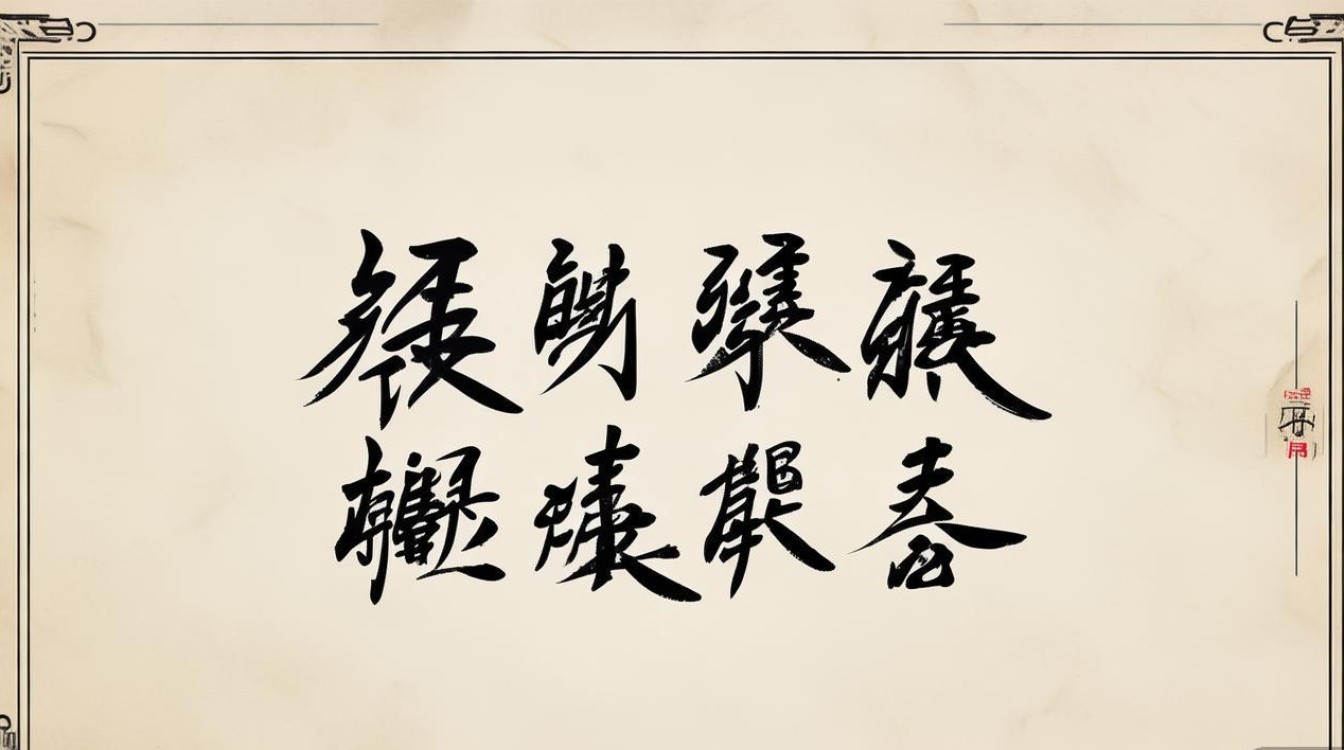 积善余庆书法