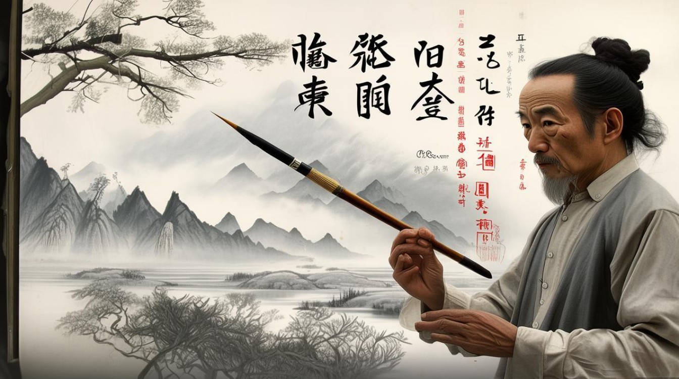 林麟书画家
