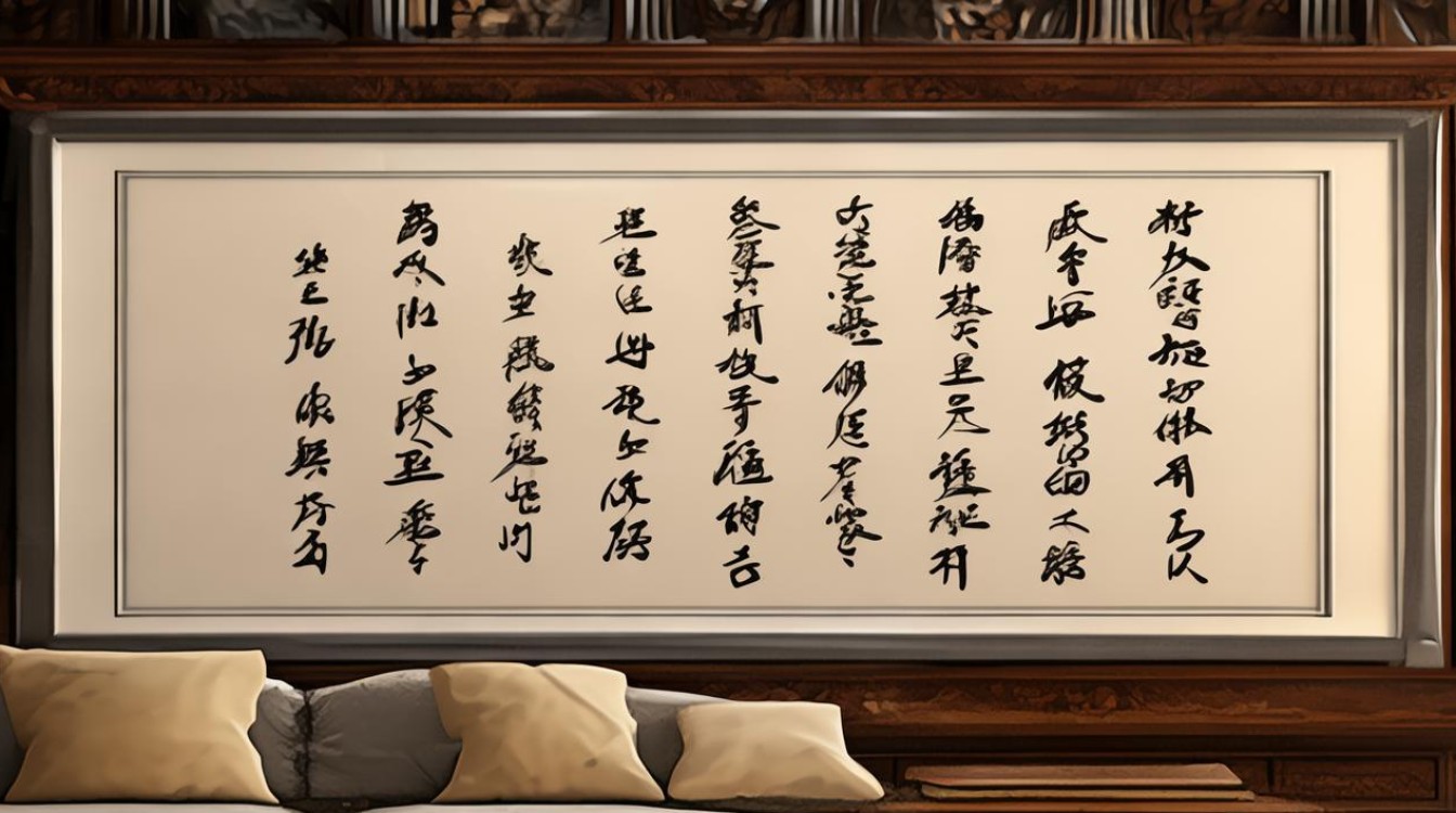 客厅书法名句