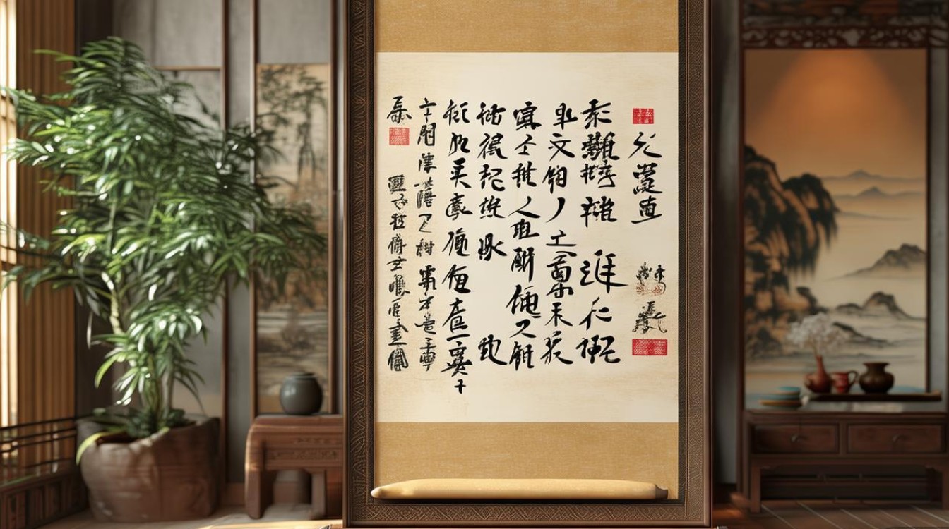 客厅书法名句