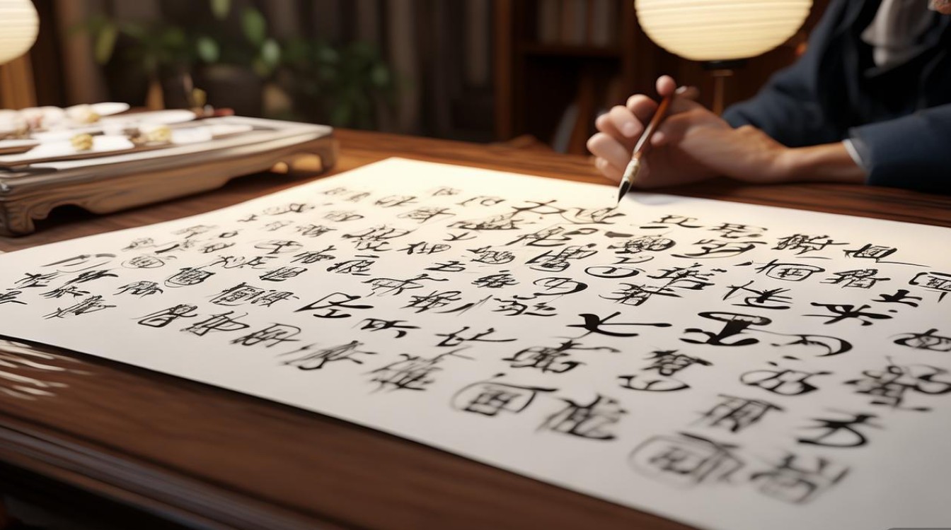 武言申书法