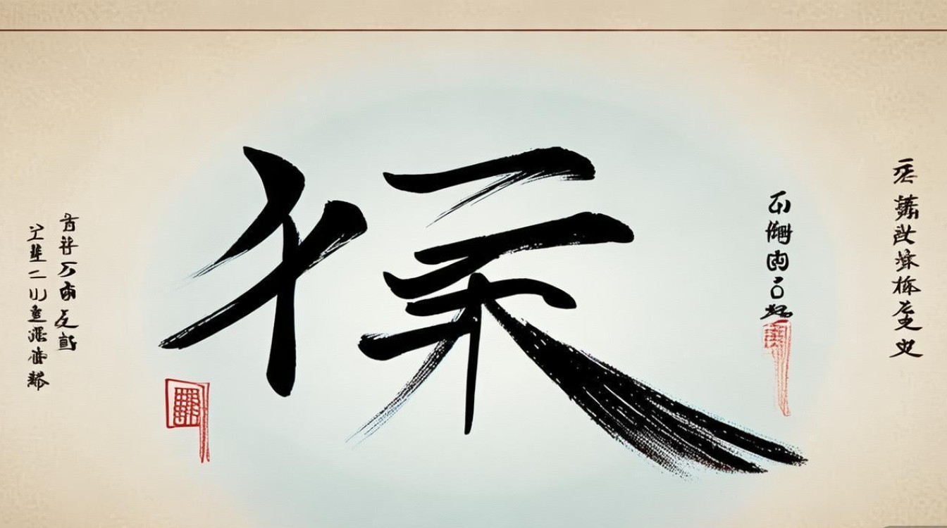 泳字的书法