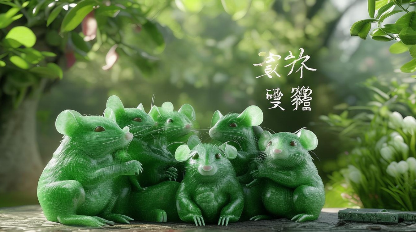 翡翠五鼠的寓意