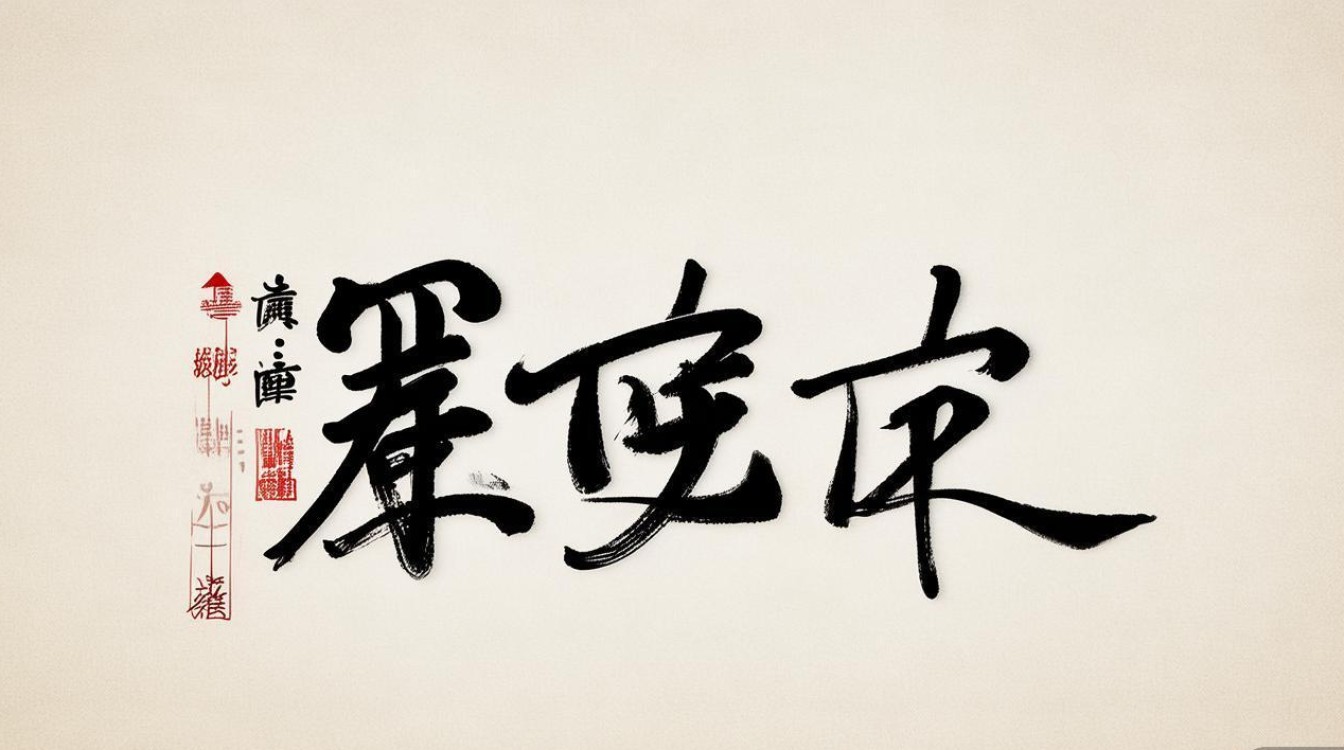 戏字书法图片