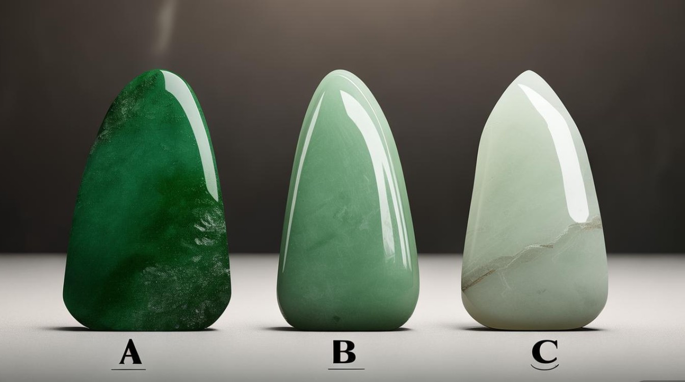 翡翠a b c 对比