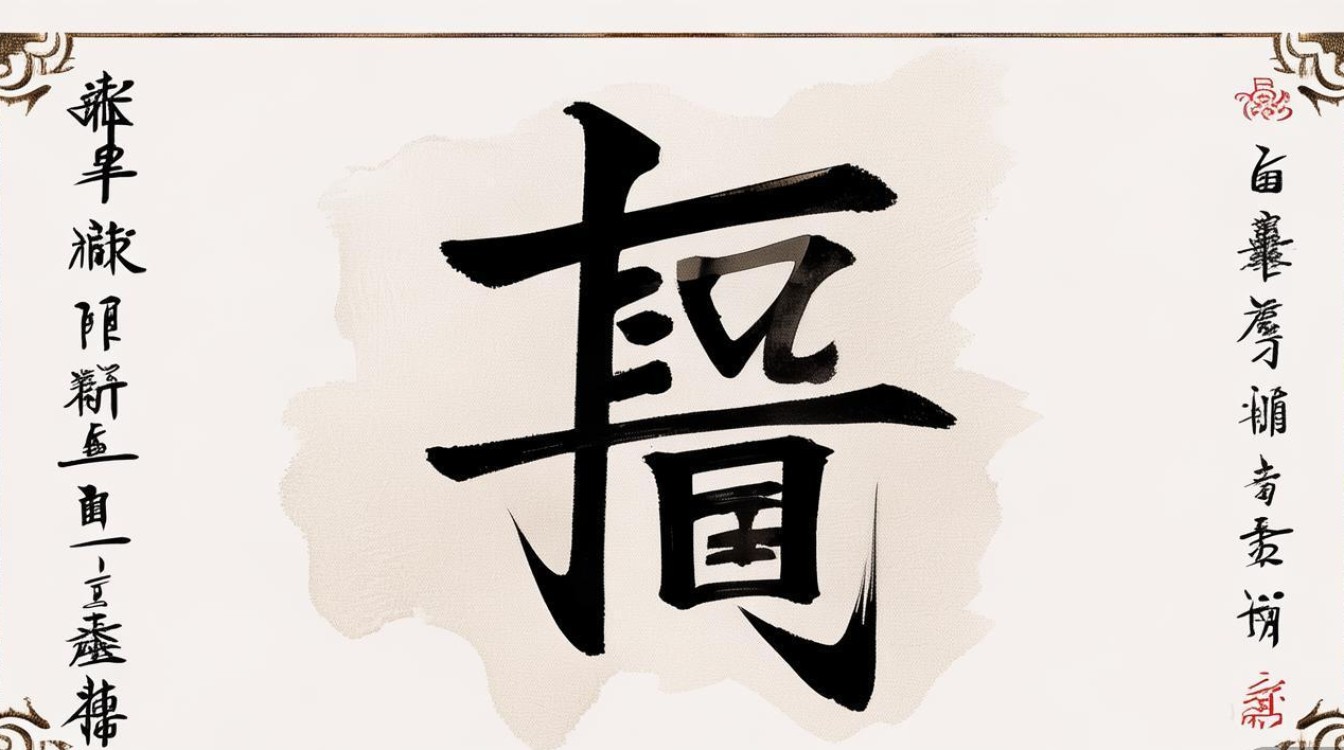 譬字的书法