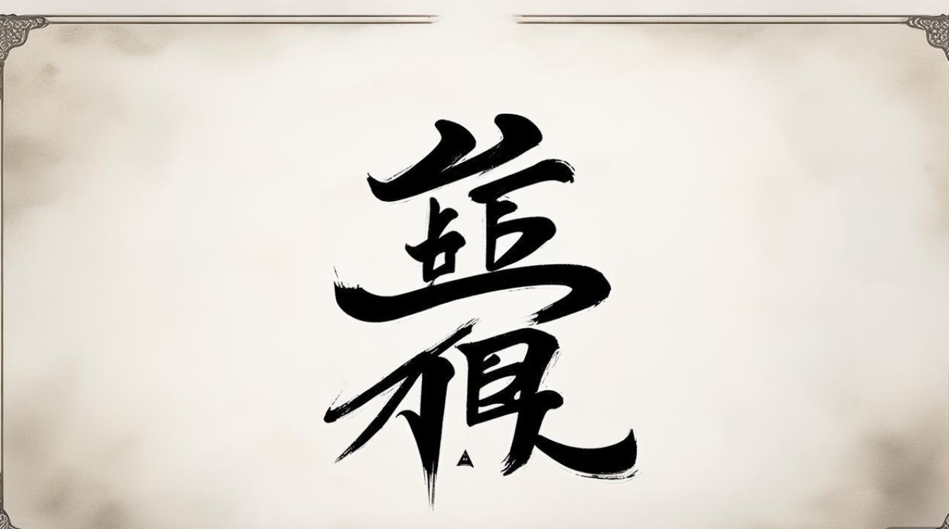 譬字的书法