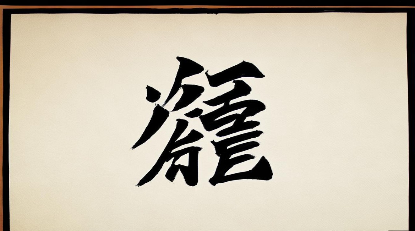 捌字书法