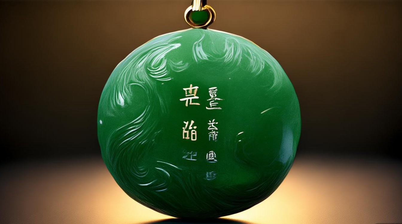 翡翠玉吊坠图