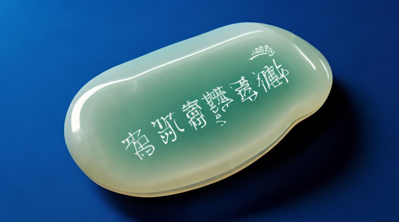 糯种翡翠 蓝底