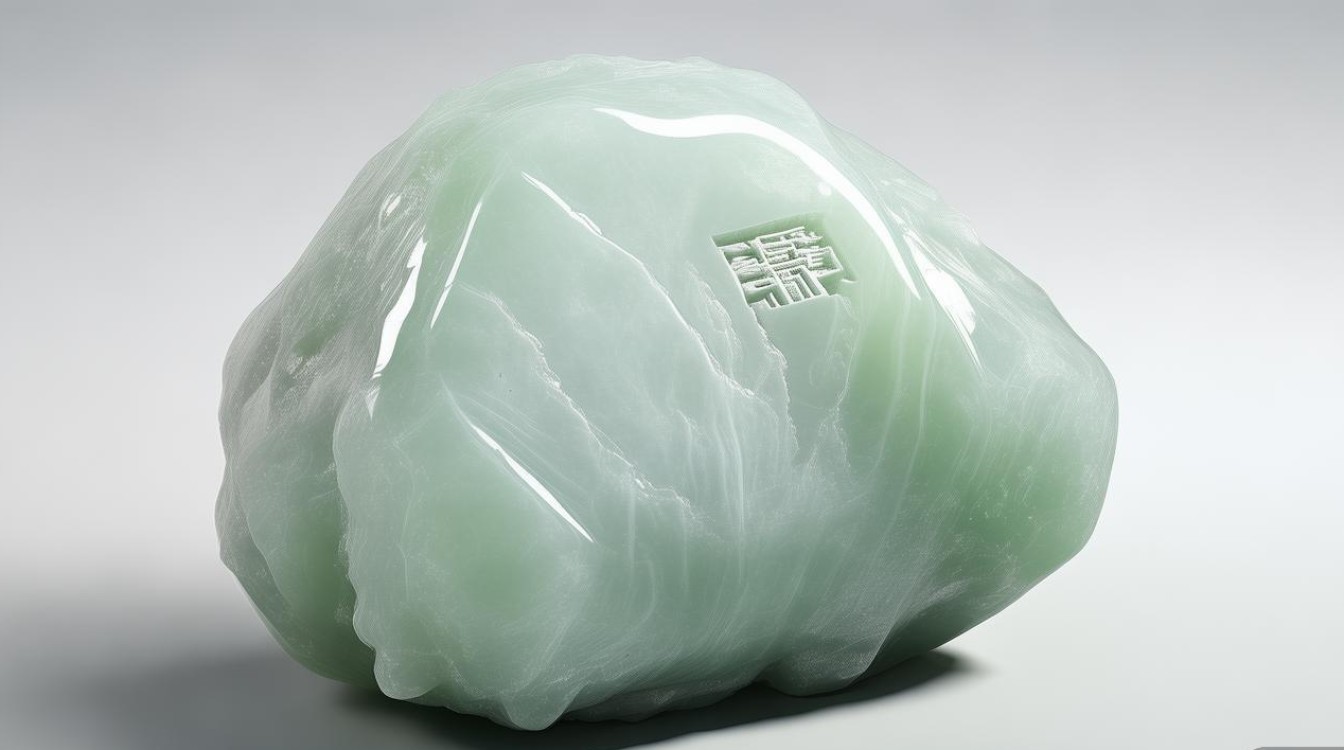 白色翡翠原石图片