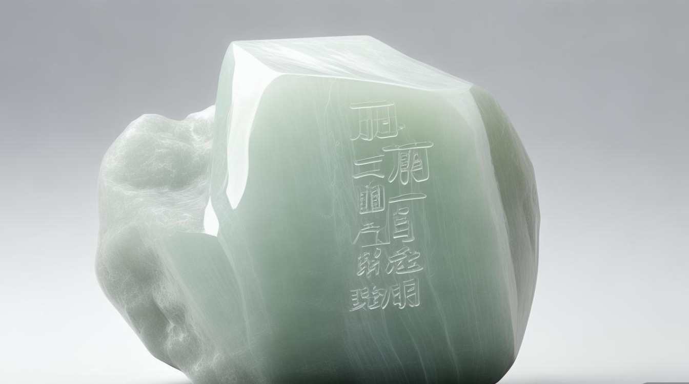 白色翡翠原石图片
