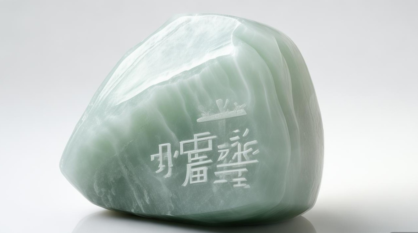 白色翡翠原石图片
