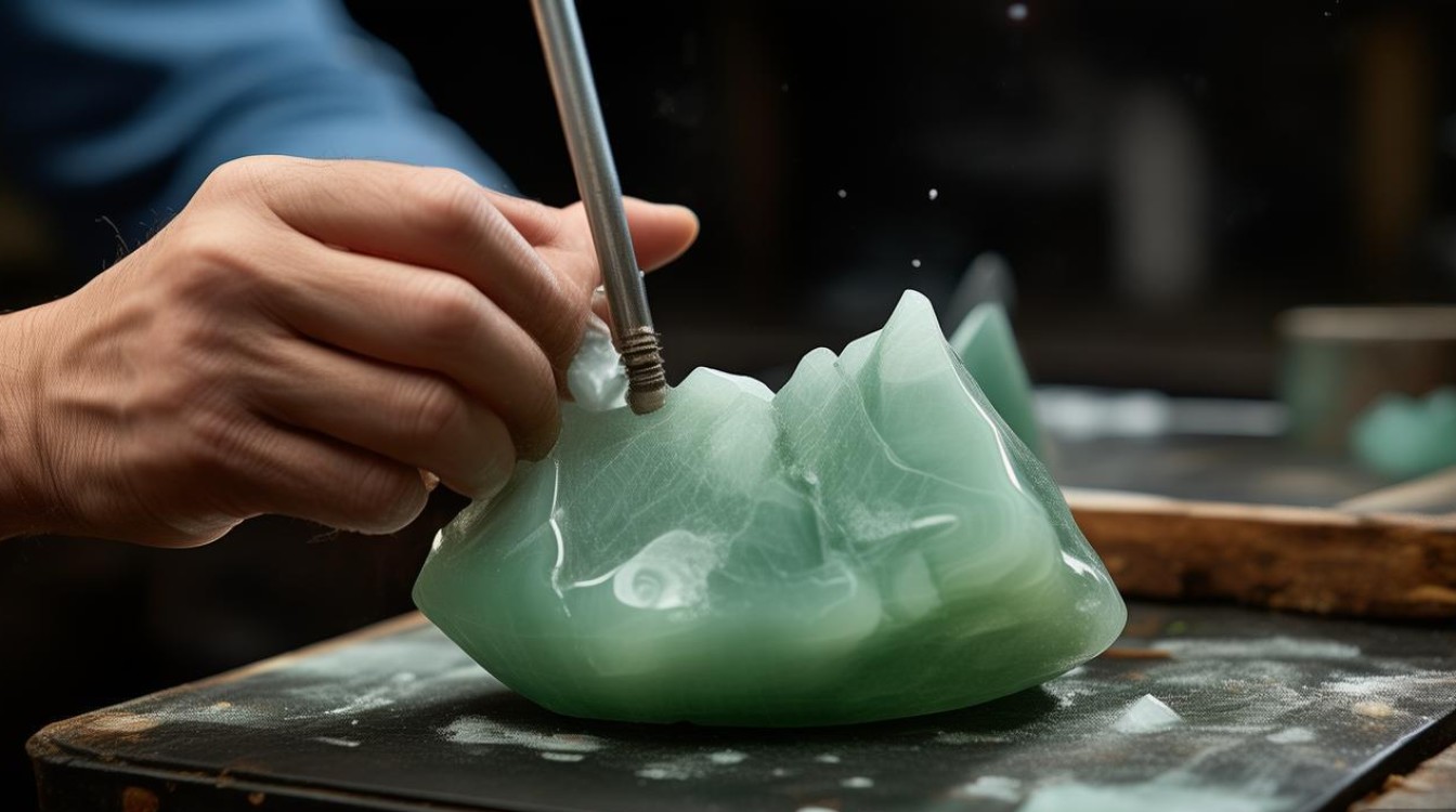 翡翠原石如何抛光