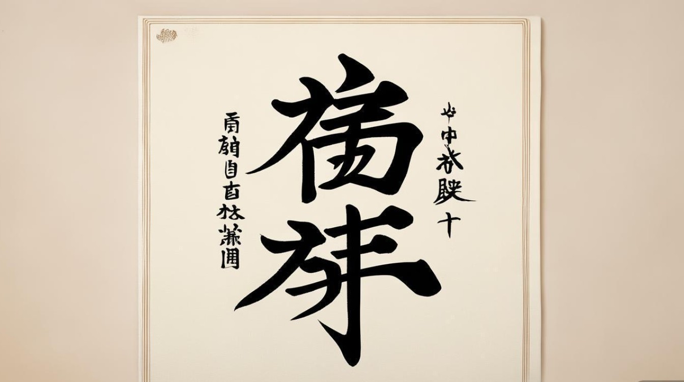 书法禄字