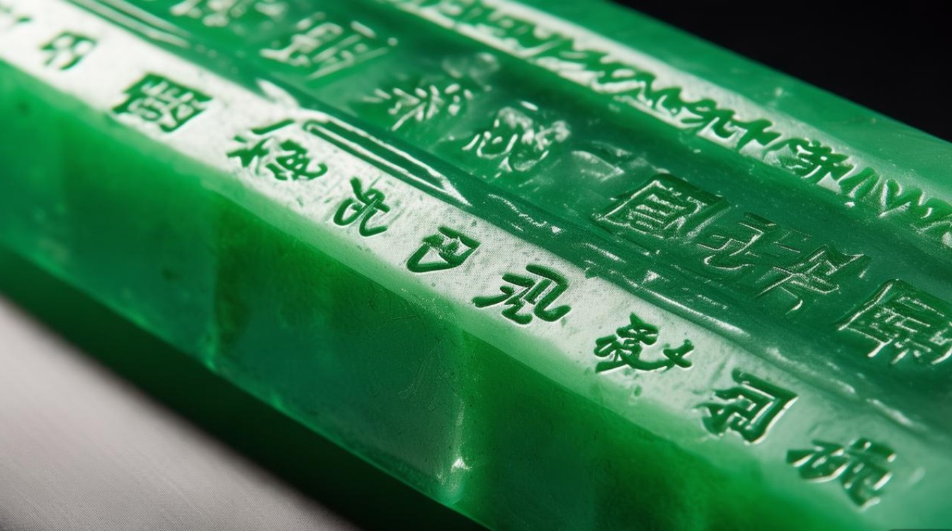 翡翠的轻微酸洗