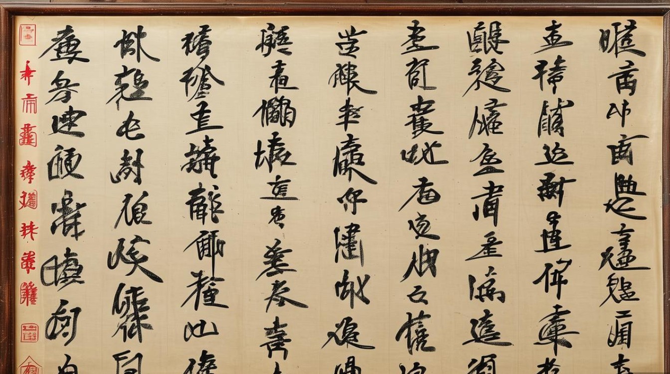 旧书法图片