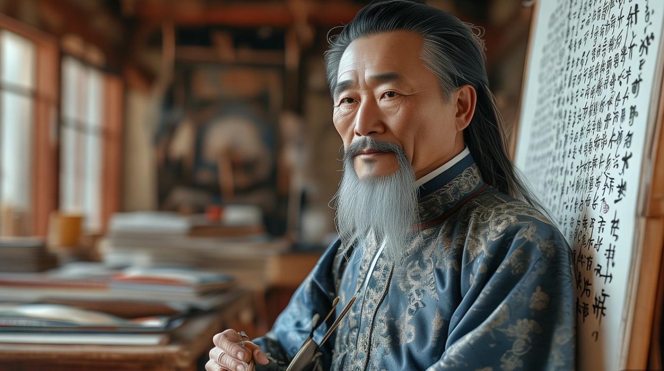 书画家田寒