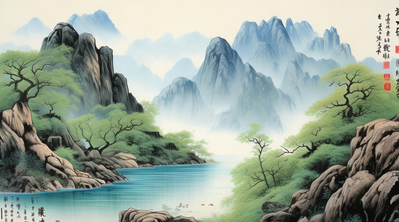 山水画家王佳