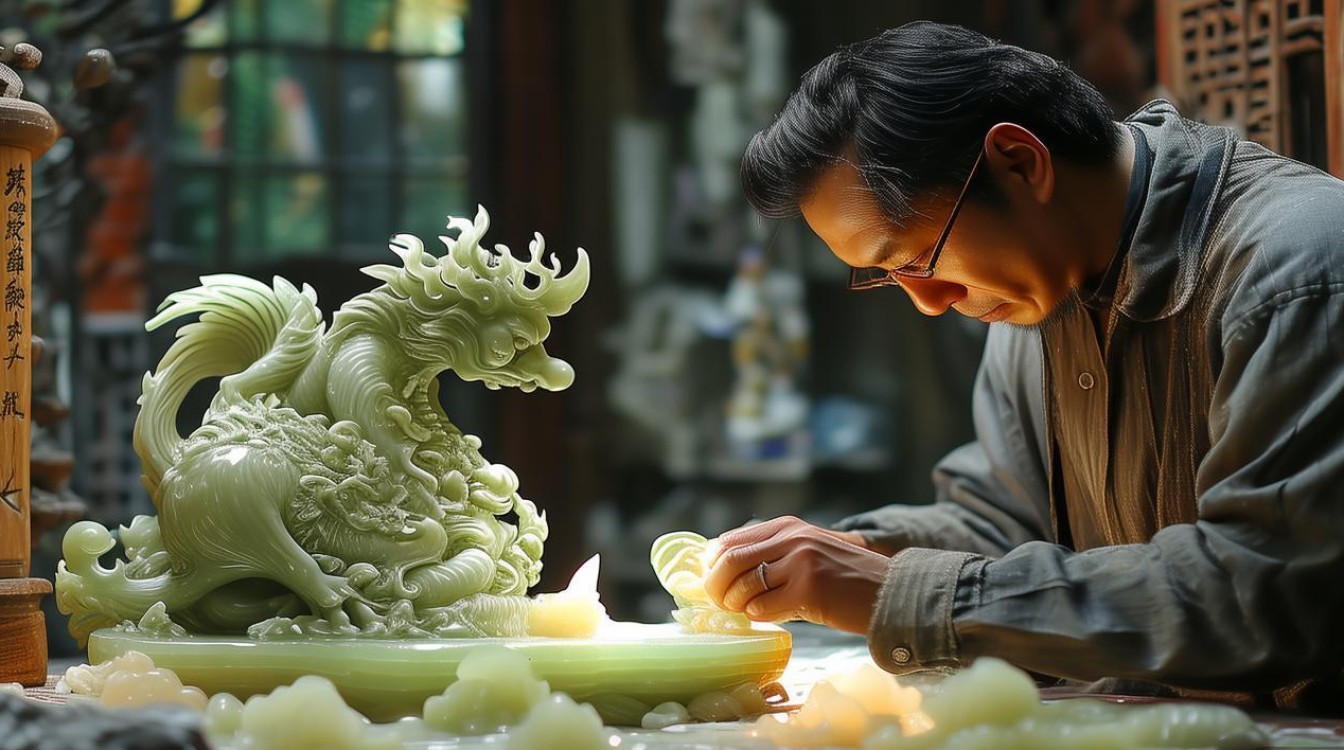 翡翠的雕刻大师有