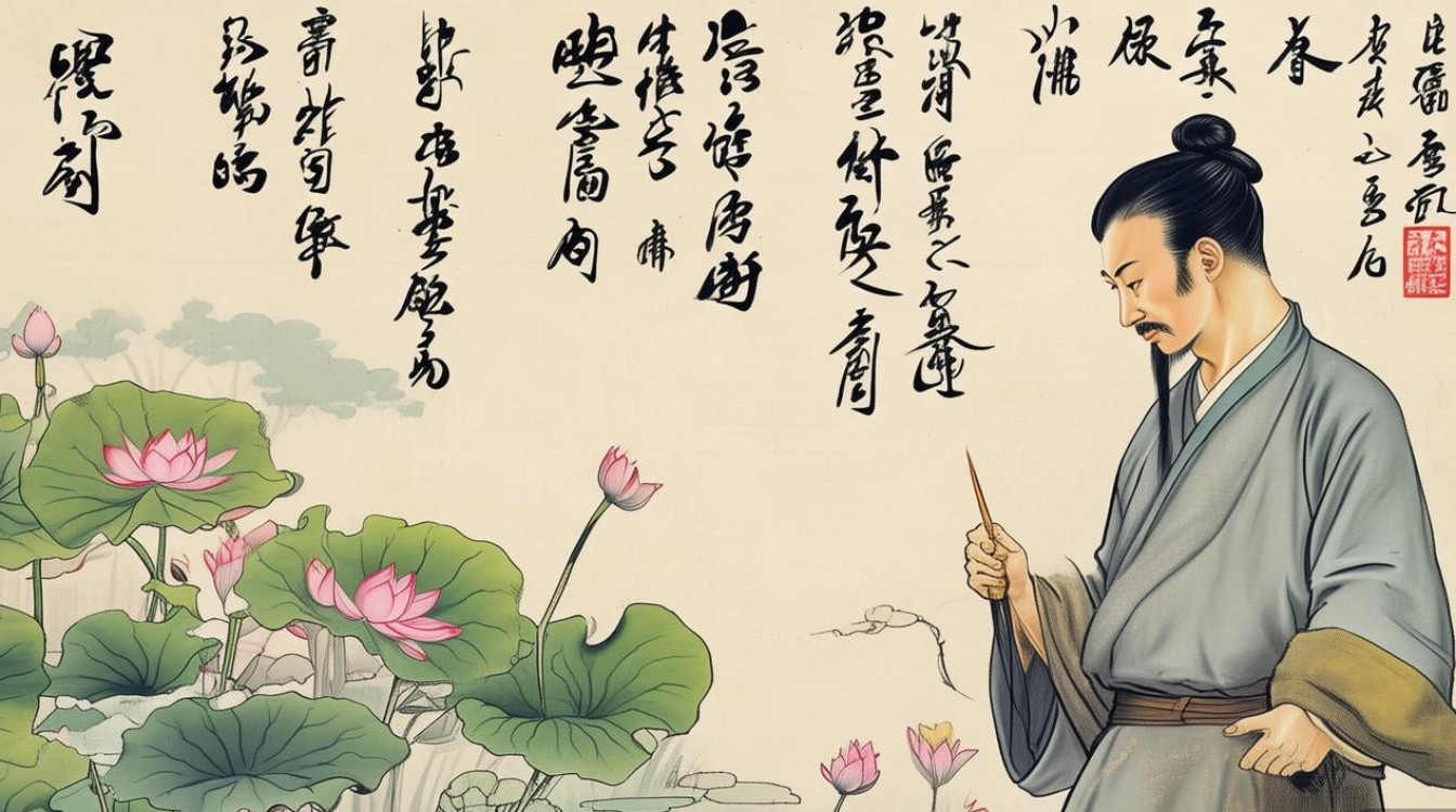 刘国画家荷