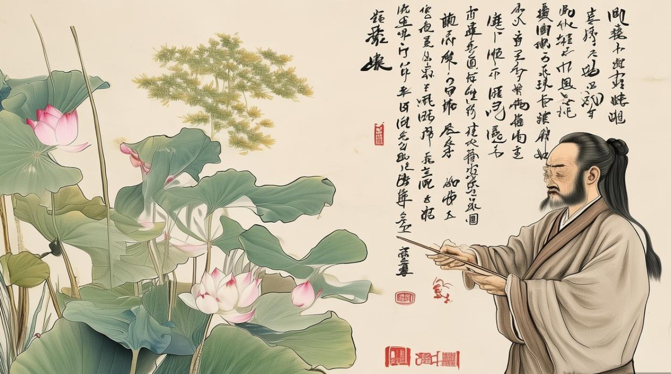 刘国画家荷