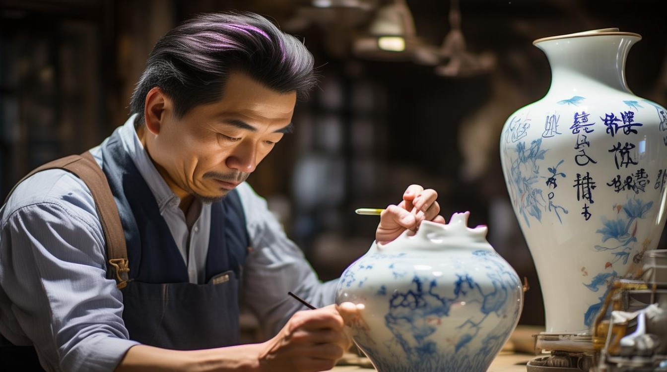 瓷画家罗永盛