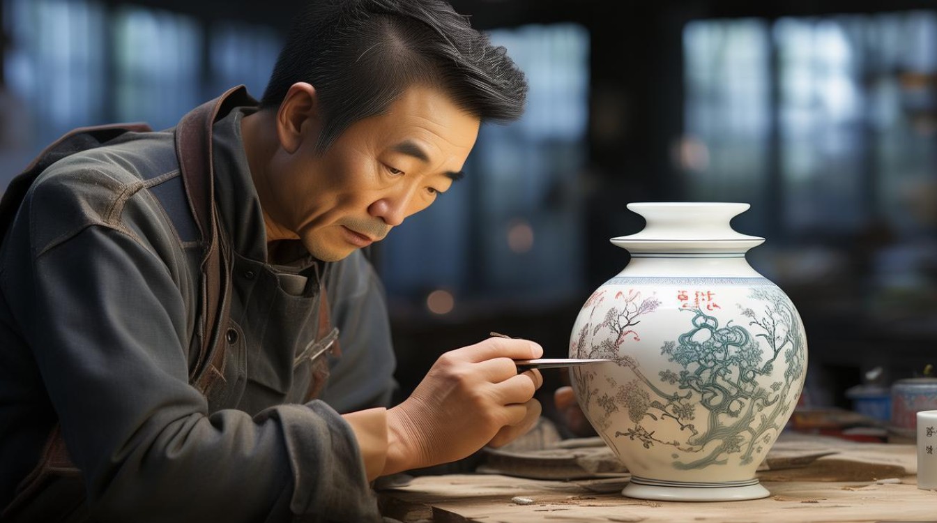 瓷画家罗永盛